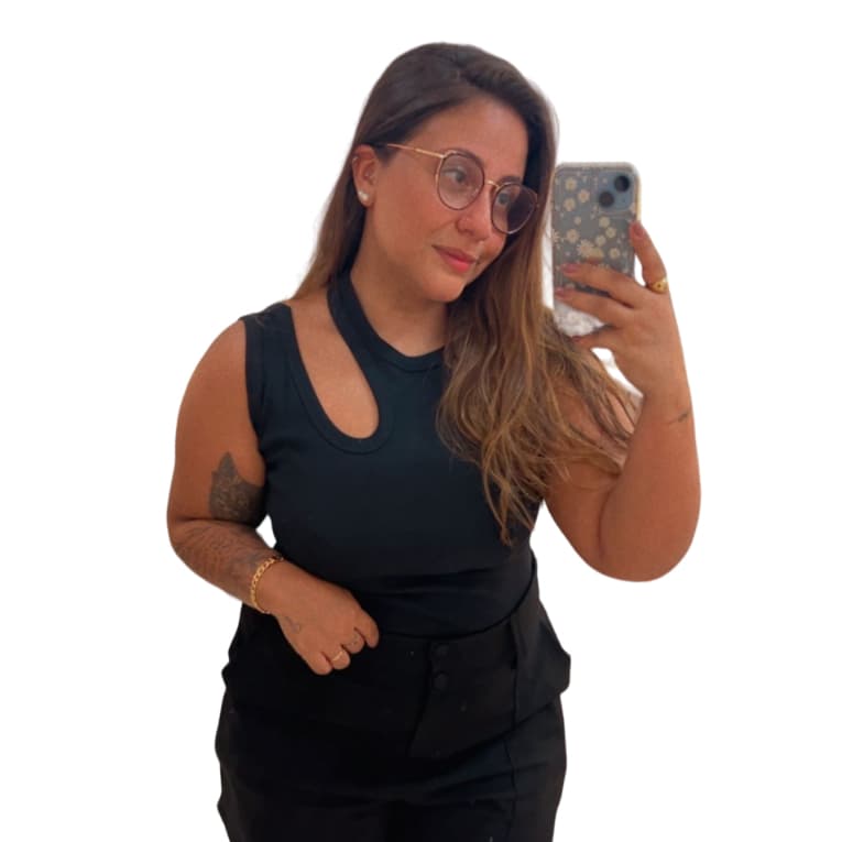 Regata Alça Dupla Ombro Vazado Moda