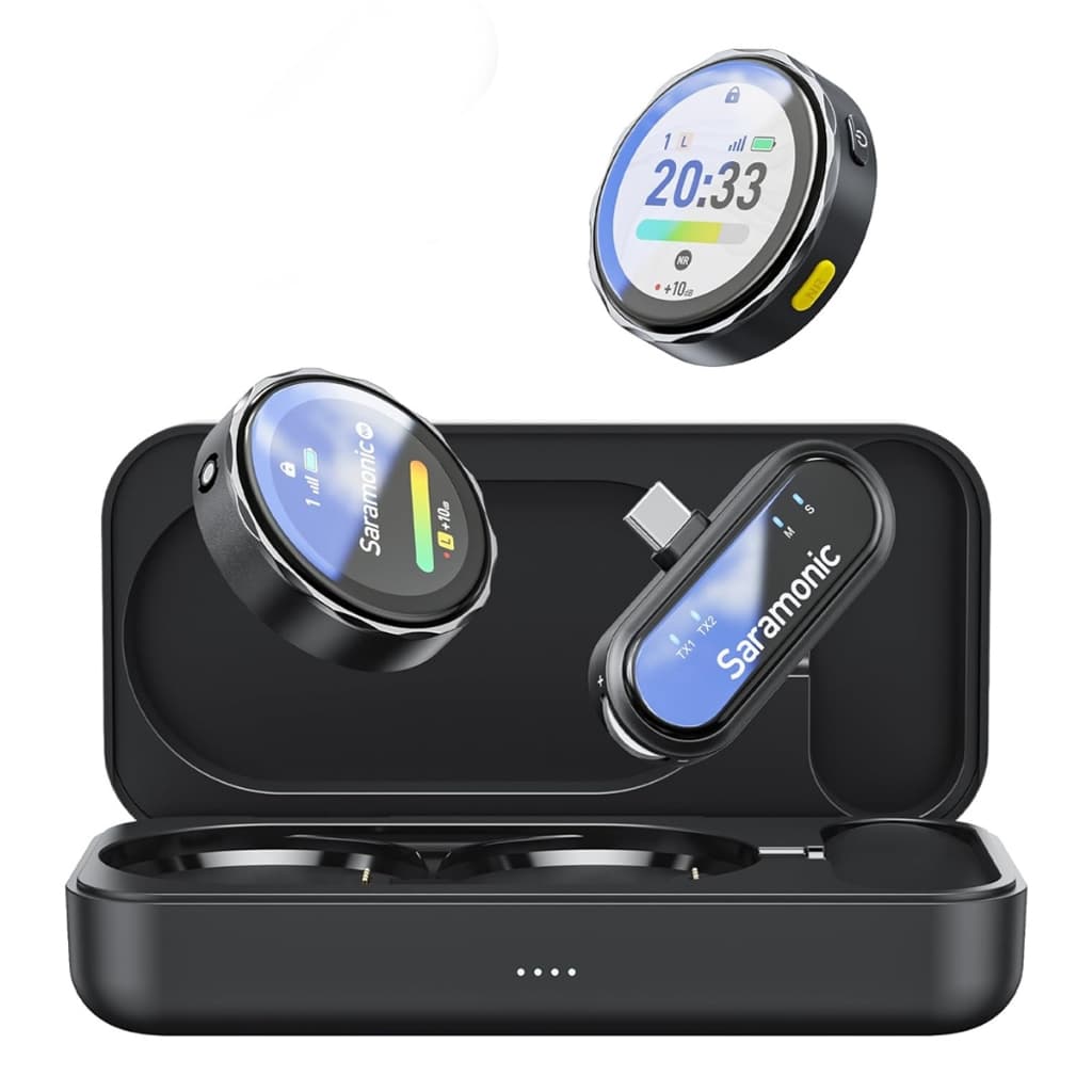 Microfone de Lapela Saramonic BlinkMe U2 Android/iPhone 15 Preto