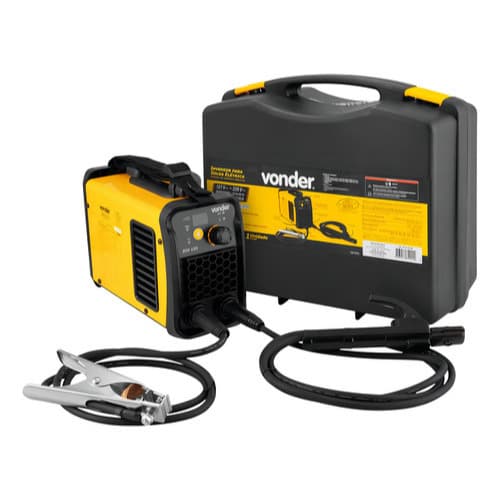 Inversor Solda Digital Eletrodo Tig120 Riv125 Bivolt Vonder Cor Amarelo Frequência 50/60Hz 110V/220V