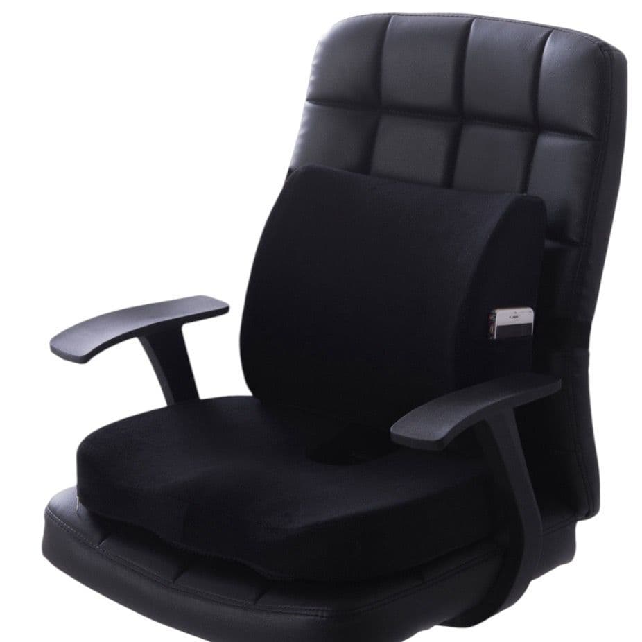 Comfort-drive-Almofada De Assento E Apoio Lombar para Carro e Escritório.