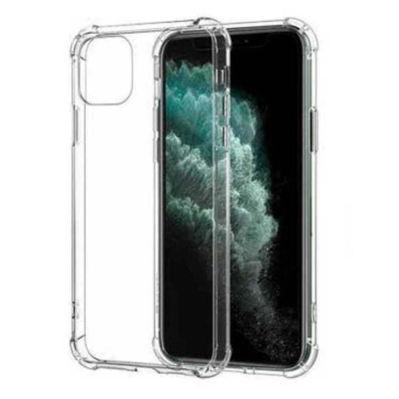 CAPINHA TRANSPARENTE ANTI IMPACTO COM BORDAS REFORÇADAS PARA TODOS IPHONE  DO 11 AO 17 PRO MAX