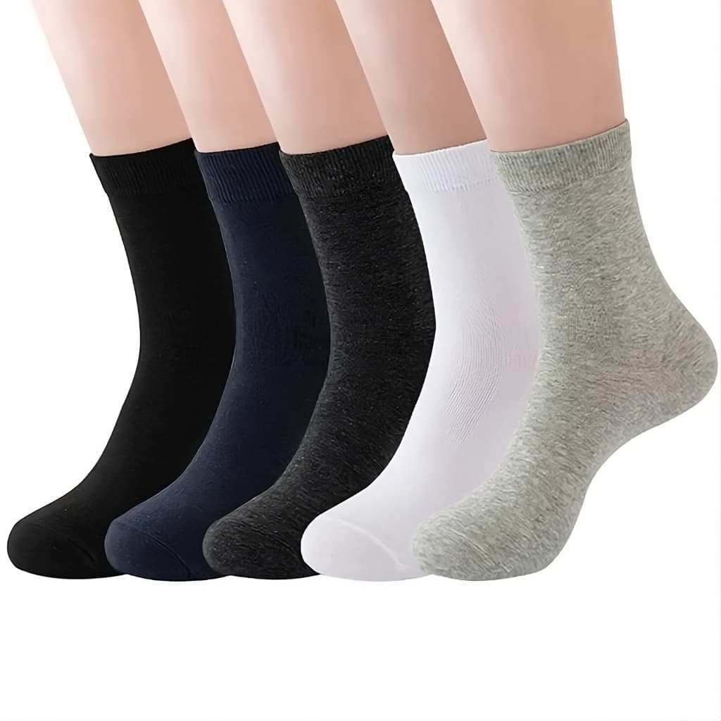 Meias Cano Longo Masculina Adulto Alto Macia e Confortável Pares