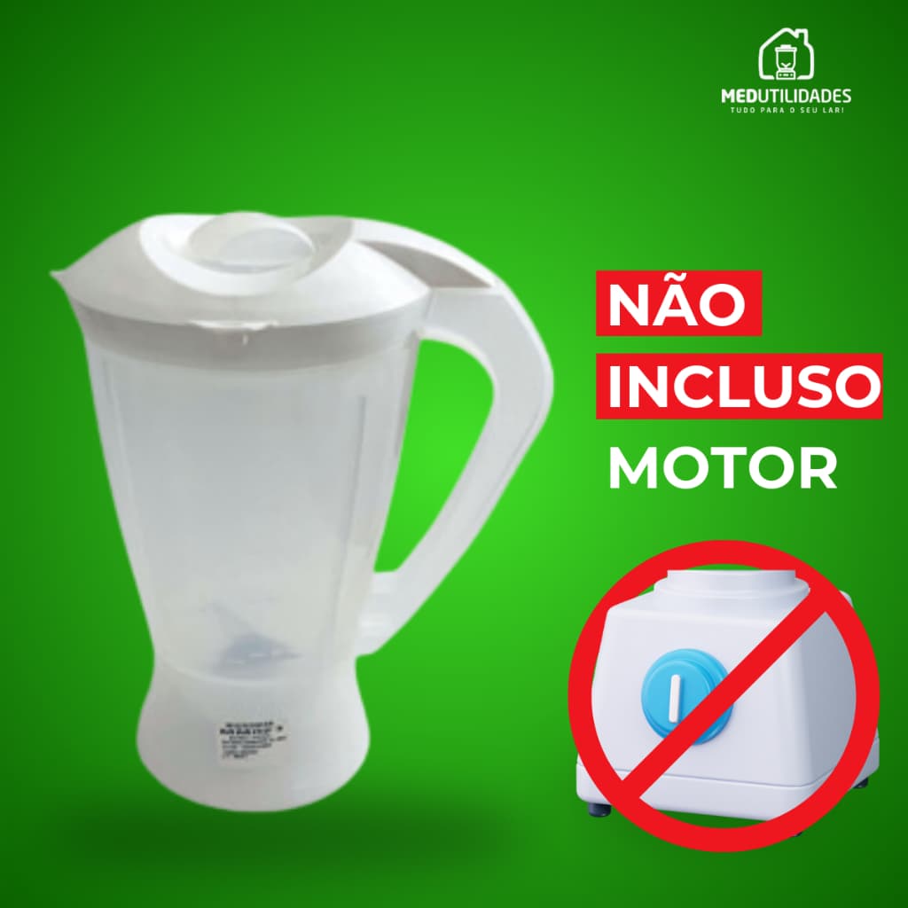 Copo Serve P/ Liquidificador para Britânia Cristal e Electrolux Chef