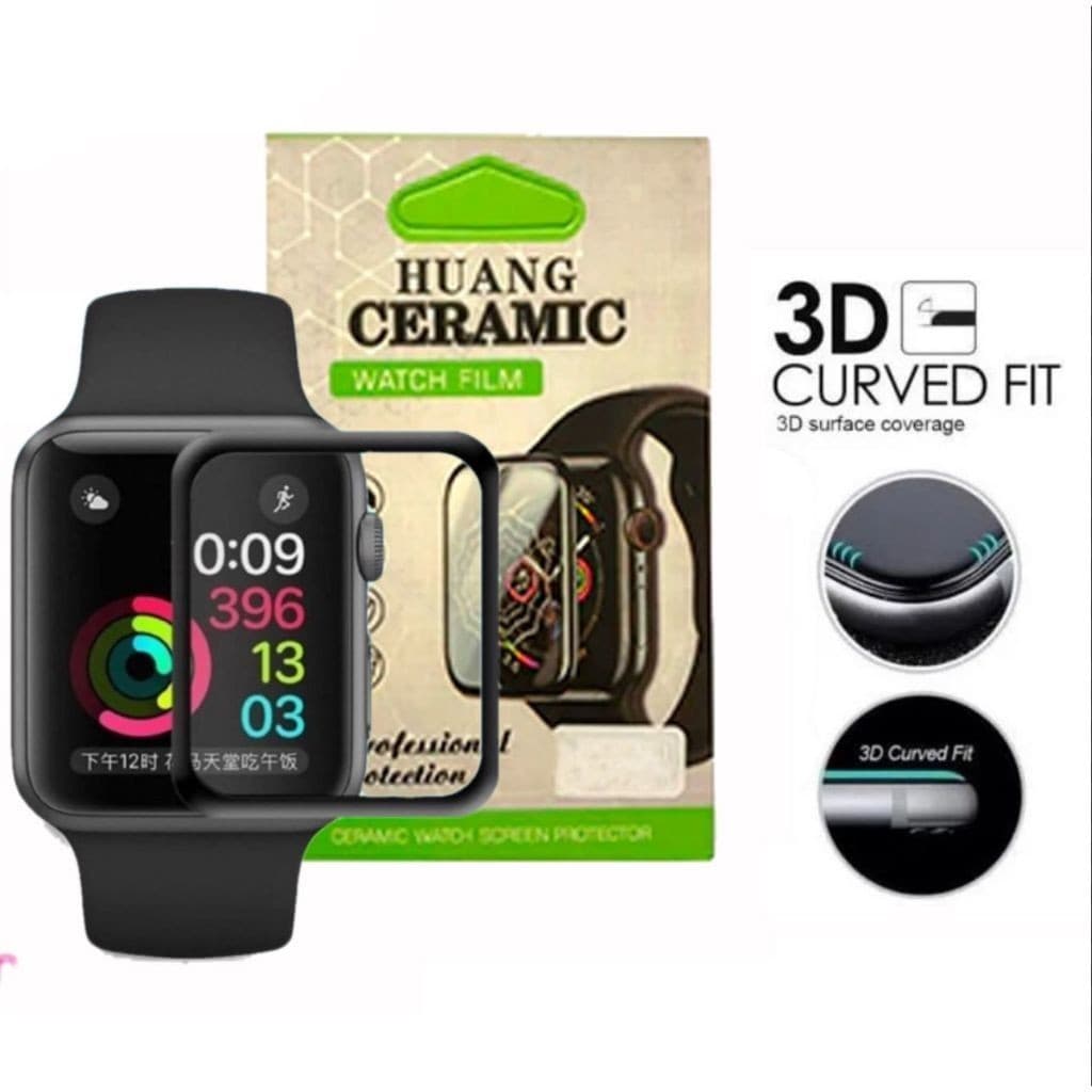 Película De Gel Resistente 3D-/9D Relógio Apple Watch 38mm 40mm 41mm 42mm 44mm 49MM
