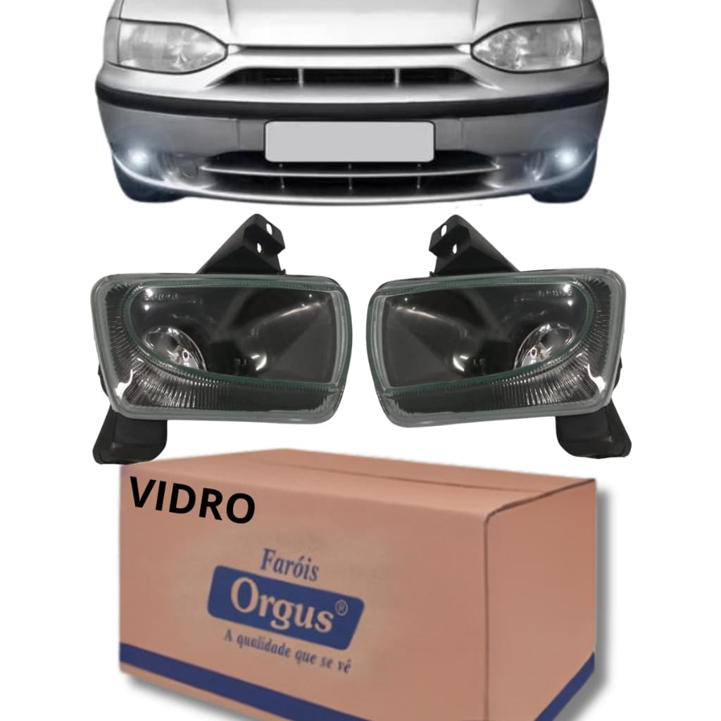 Par Farol Auxiliar De Milha Palio e Strada 1996 97 98 99 2000 - Orgus