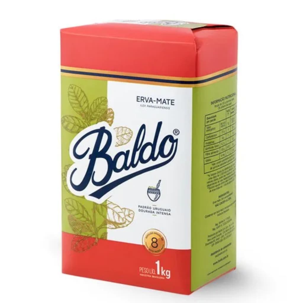 Yerba Mate Baldo 1kg Erva Mate Chimarrão