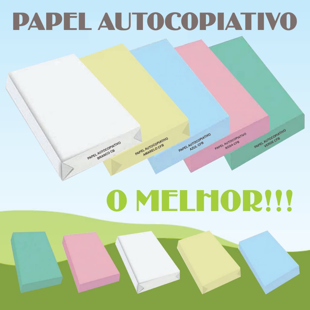 Papel Autocopiativo Pct 3000 Folhas Formato A4 (21,0x29,7)