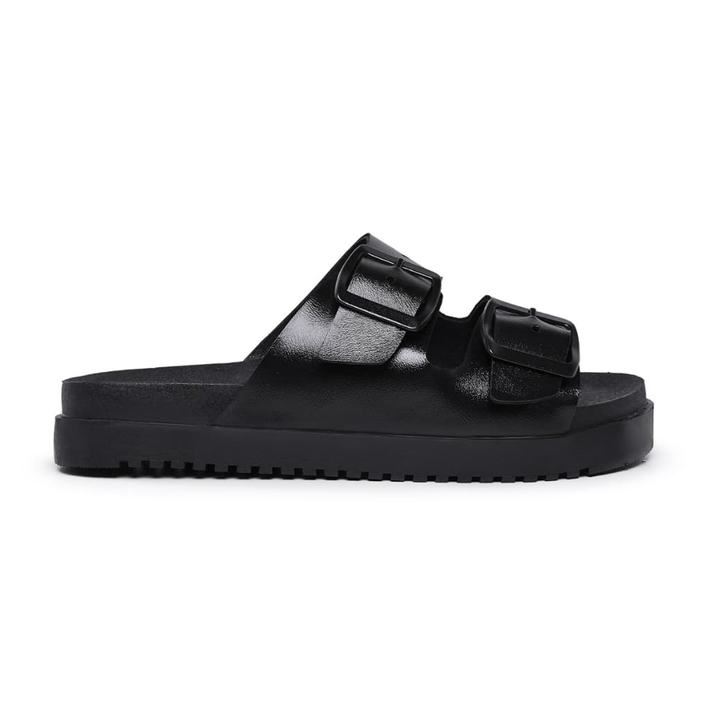 Sandália Papete Chinelo Rasteirinha Fivela Regulavel Confortável