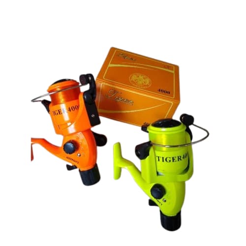 Molinete Tiger Lamazon 4000 com 3 Rolamentos e Linha Inclusa - A Escolha dos Campeões!