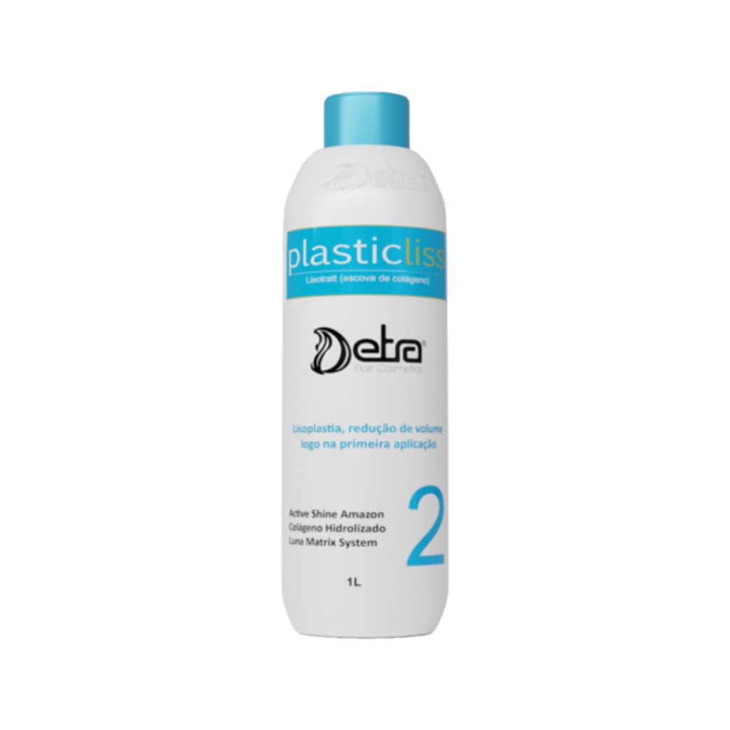 Shampoo desminaralizante Detra Plastic liss 1 Litro Detra hair