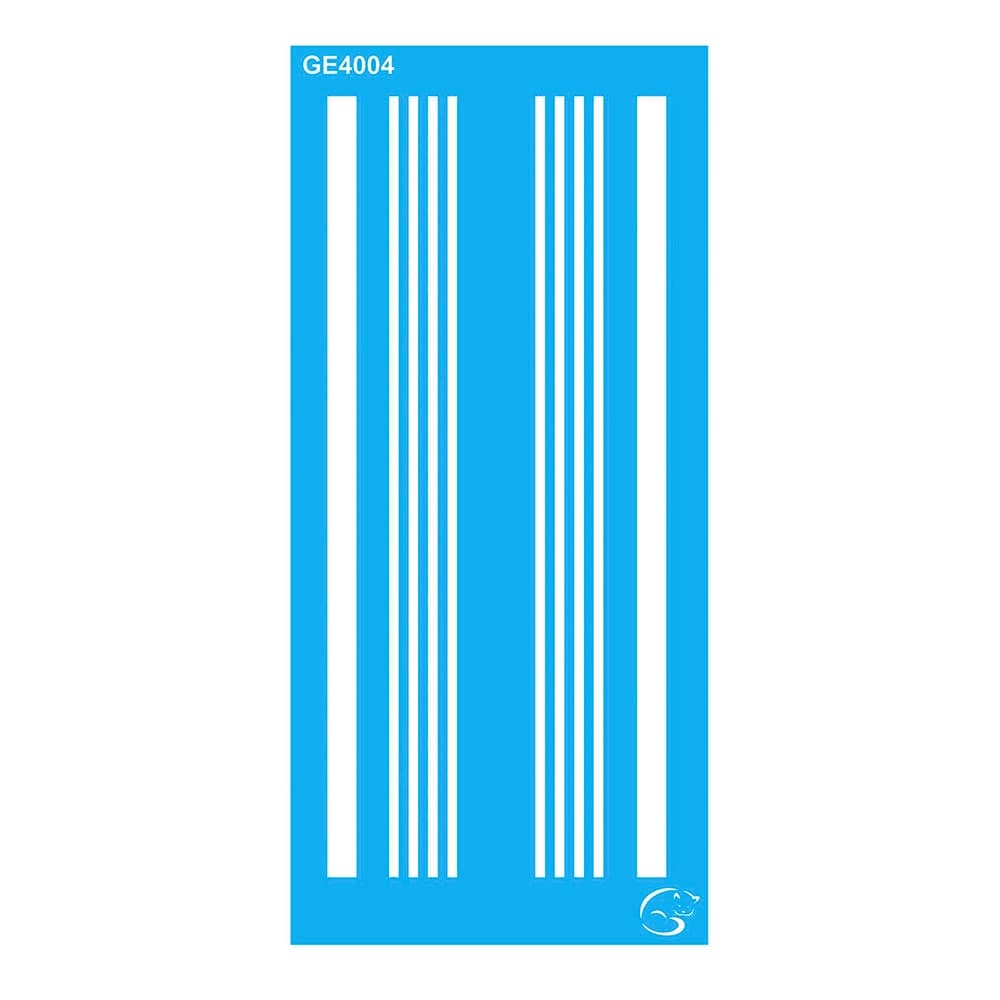 GE4004 - Listras - 7x15 - Stencil Gatas Arteiras