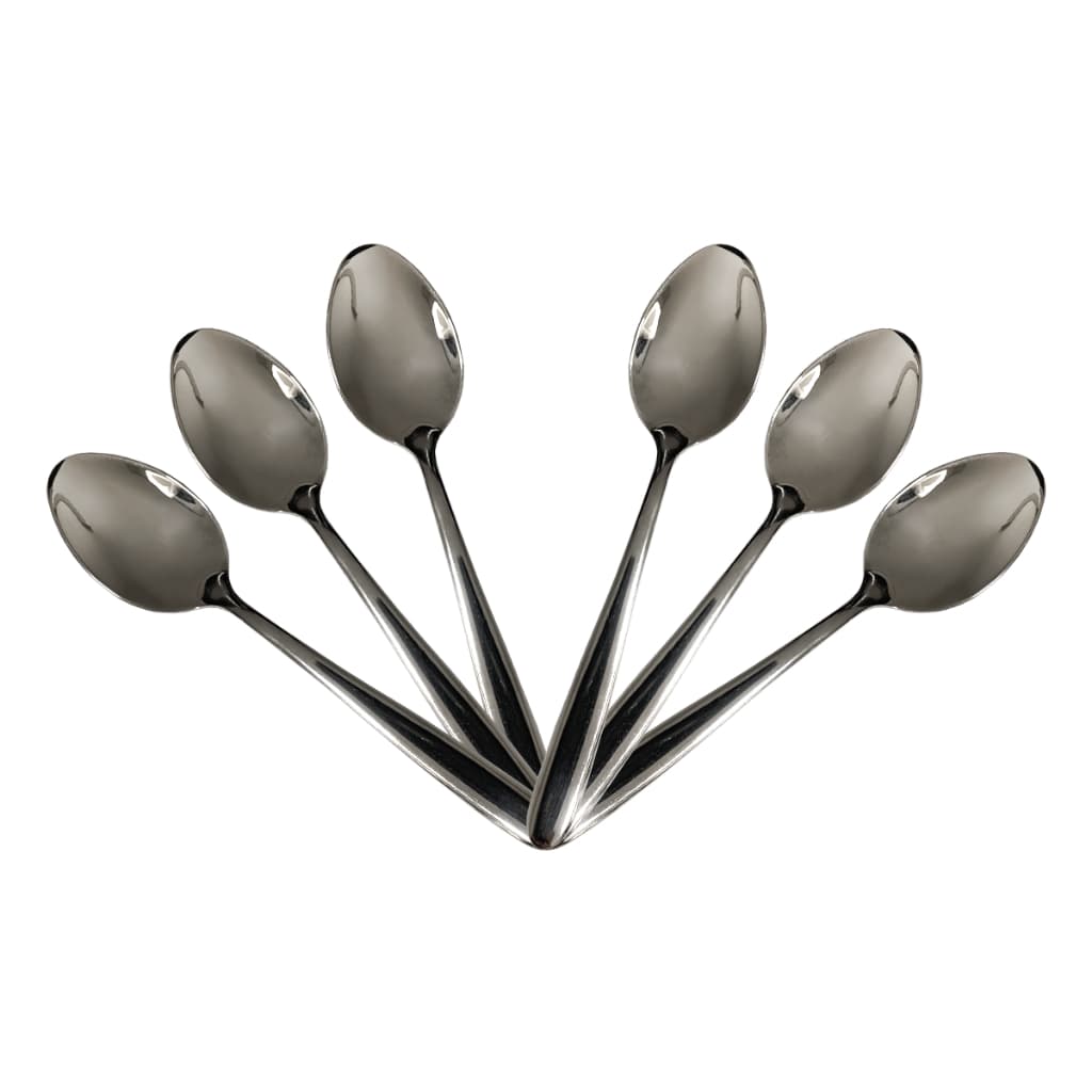 Kit com 6 colheres de chá sobremesa premium 12,5 cm