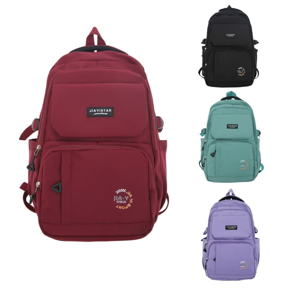 Mochila  escolar feminina coreana de grande capacidade mochila escolar impermeável unissex