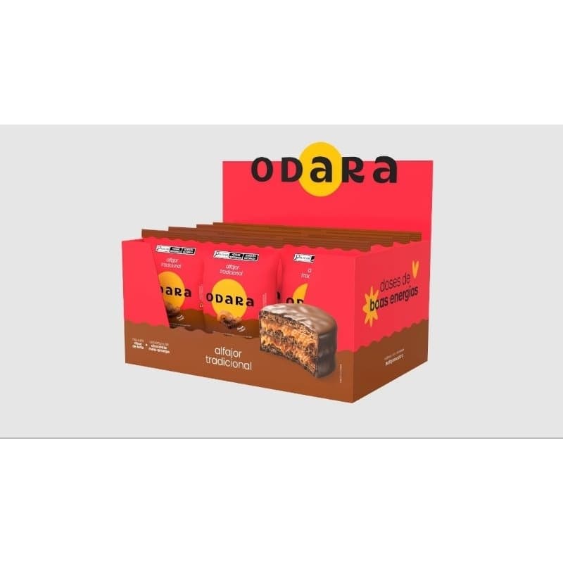 ALFAJOR ODARA 65 G - CAIXA COM 12 UNID