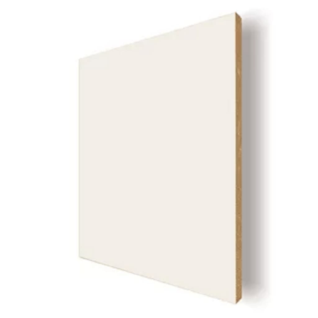 Chapa MDF Branco 15mm 110x60 com Borda Placa para Prateleira  Tampo de Mesa Nicho e Móveis MDF