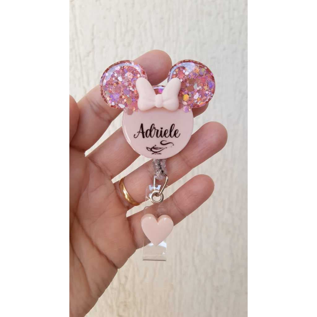 Porta crachá personalizado em resina