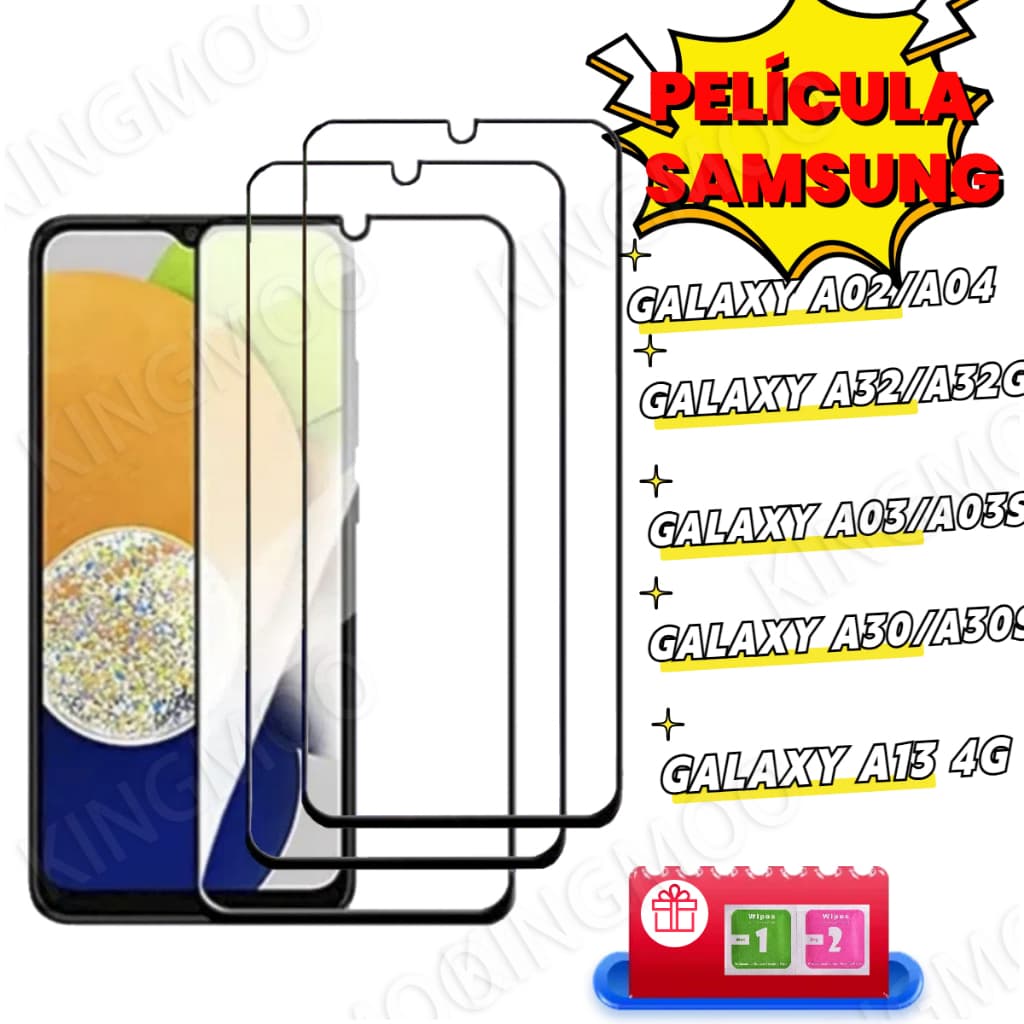 PELÍCULA 3D 9D PARA GALAXY A03 / A03S / A03CORE Película de Vidro para Celular