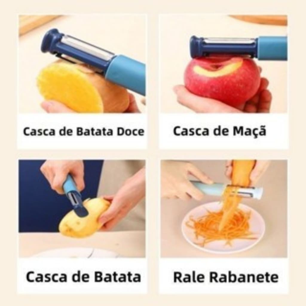 Descascador De Legumes Frutas Com Armazenamento Cozinha Descascador De Legumes E Frutas