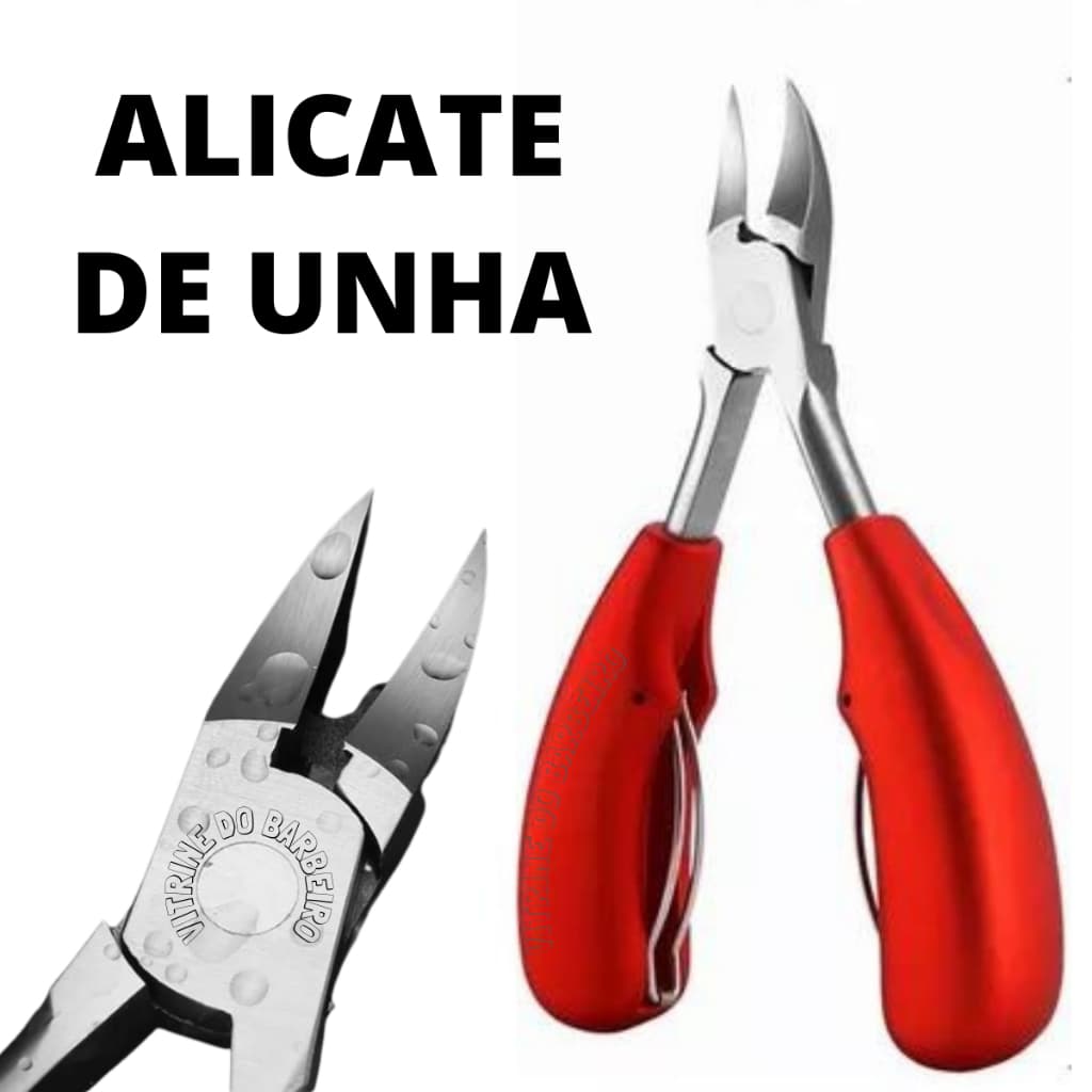 Cortador De Unha Alicate Curvo Aço Inox P/ Unhas De Pé E Mão