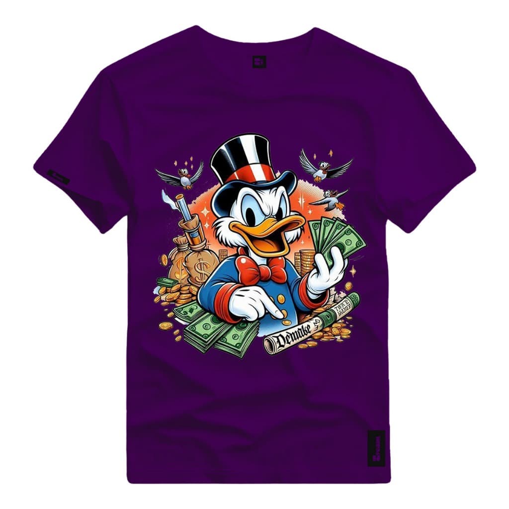 Camiseta Camisa Tio Patinhas Lançamento Premium 2024