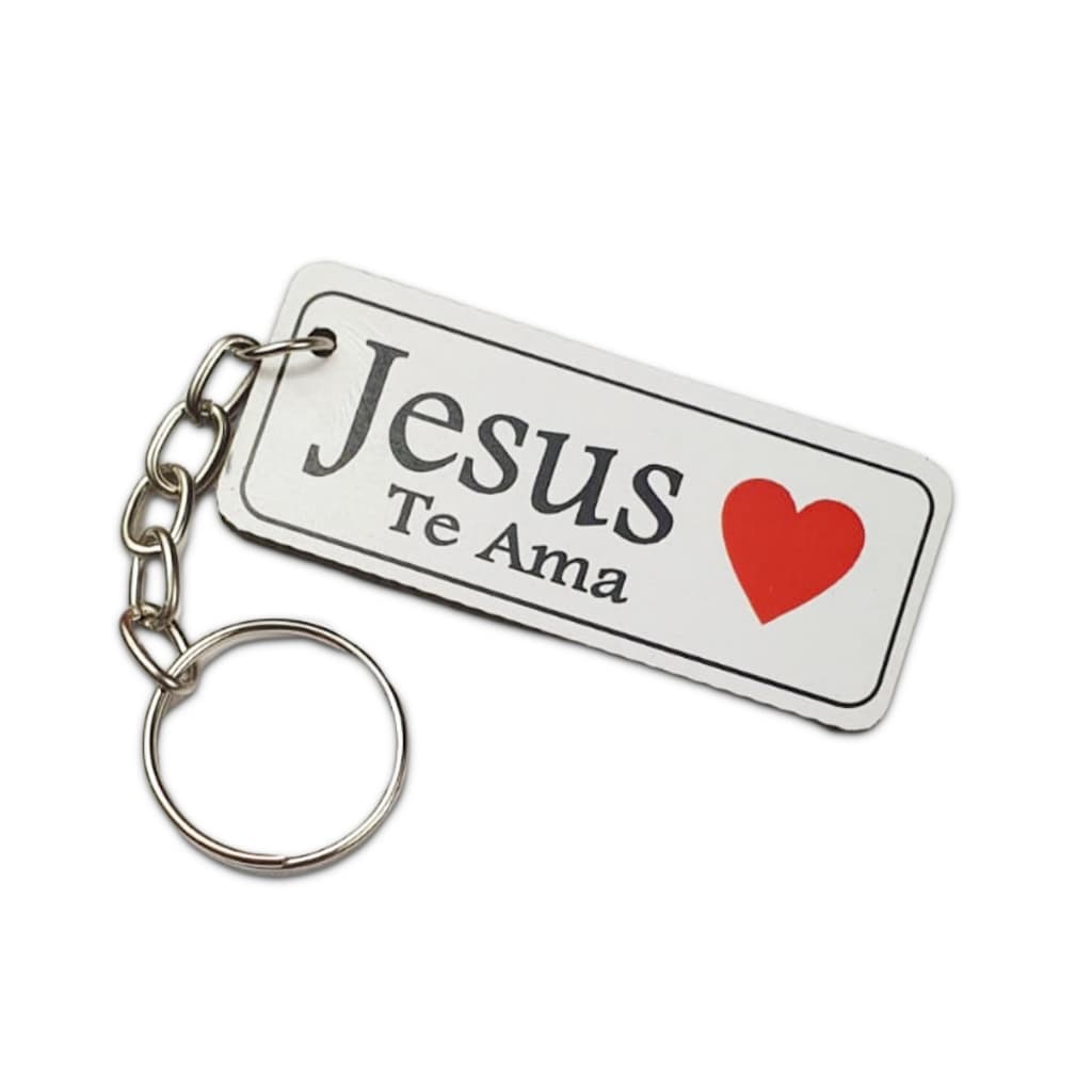 100 Chaveiros Em Mdf Lembrança Jesus Te Ama Coração Eventos