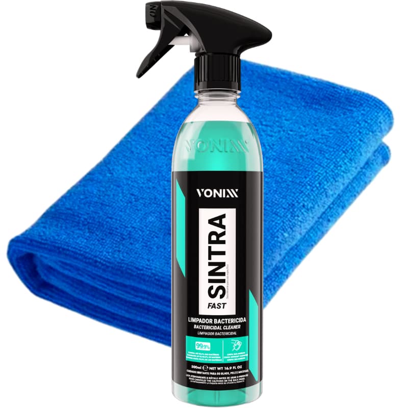 Produto Para Limpar Painel E Plásticos Sintra Fast Vonixx + Toalha Microfibra