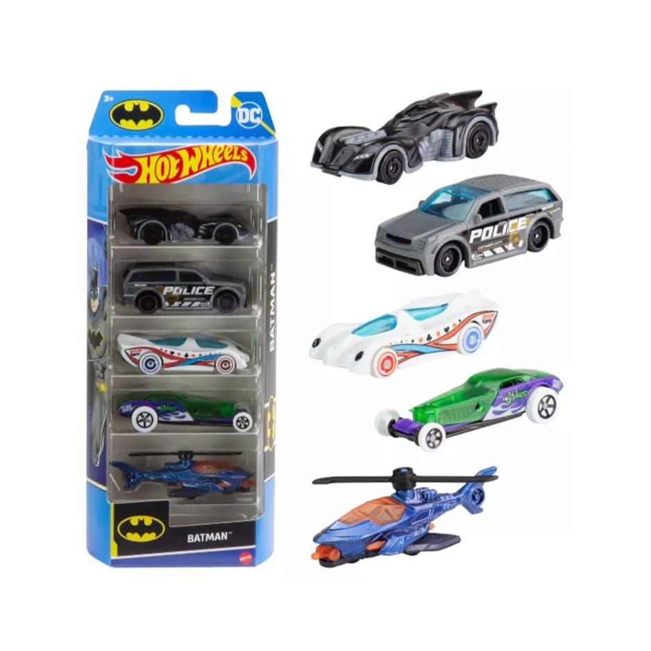 Hot Wheels Kit 5 Carrinhos Básicos Surpresa - Mattel 1806
