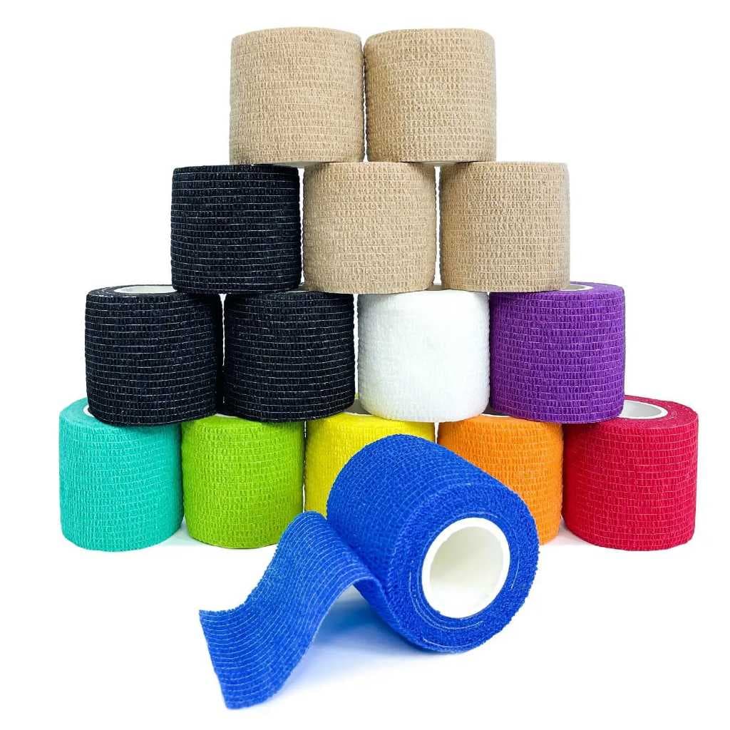 Bandagem Phantom HK C/ Anvisa 5cm x 4,5m Auto-adesiva Flexível Atadura Cores Variadas