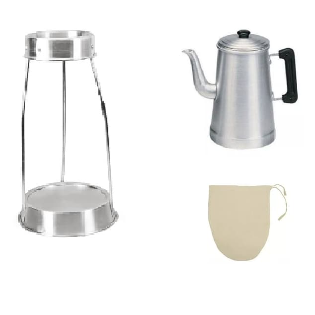Kit Café 3 lts Tripe+Coador+Cafeteira