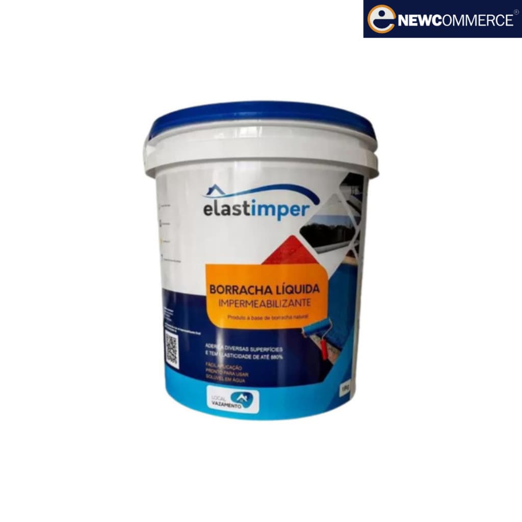 Borracha Líquida Elastimper 3,6kg + Manta - Escolha sua cor!