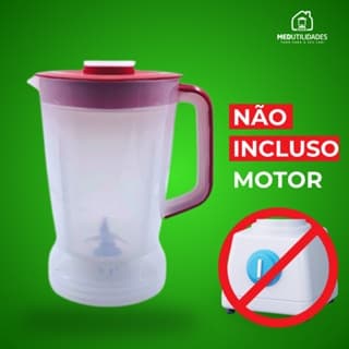 Copo de Liquidificador serve para Arno Power Max 700W 1000W/ Arno Mult Chef 600W Translúcido
