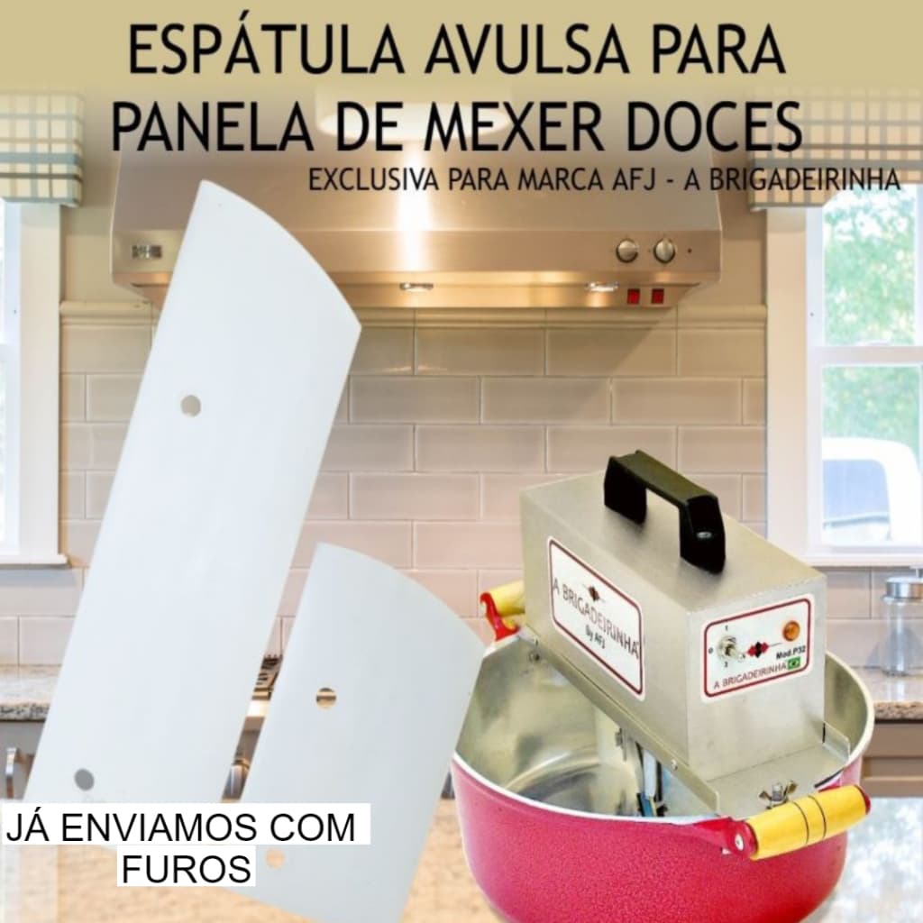Espátula De Silicone Para Panela De Mexer Doces N 28