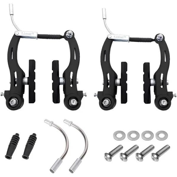 Freio V-Brake em Nylon Dianteiro e Traseiro com Tubo Guia Yamada YD-V19
