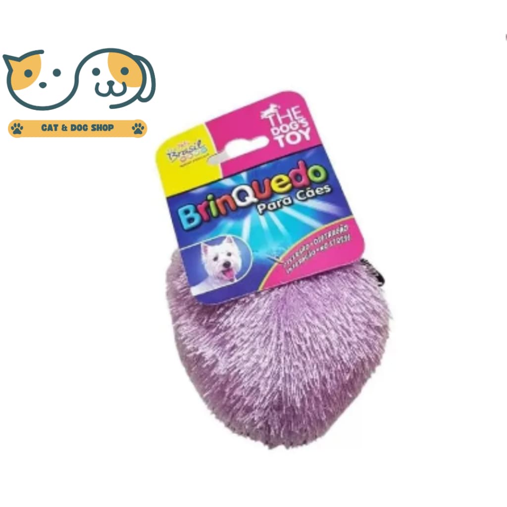 Brinquedo Para Cães Bola Pelúcia Pompom The Pets Brasil