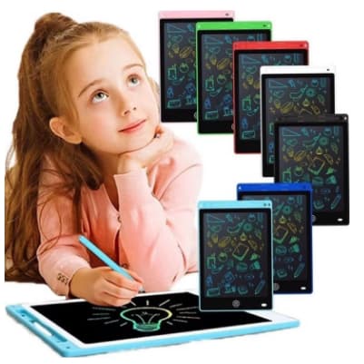 Lousa Magica Infantil Educativo Digital Tablet Grande LCD Com Caneta Lousa Para Estudar e Desenhar Menino Menina.