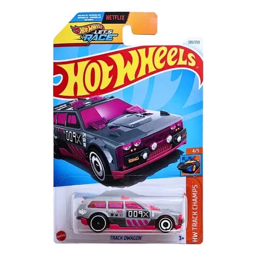 Carrinho Hot Wheels Track Dwagon LACRADO - Hotwheels Rosa Colecionador HW Track Champs Netflix 4/5