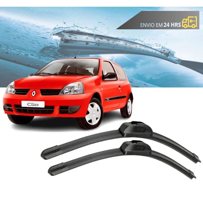 Palheta Limpador De Parabrisa Renault Clio Hatch E Sedan de 1999 até 2016