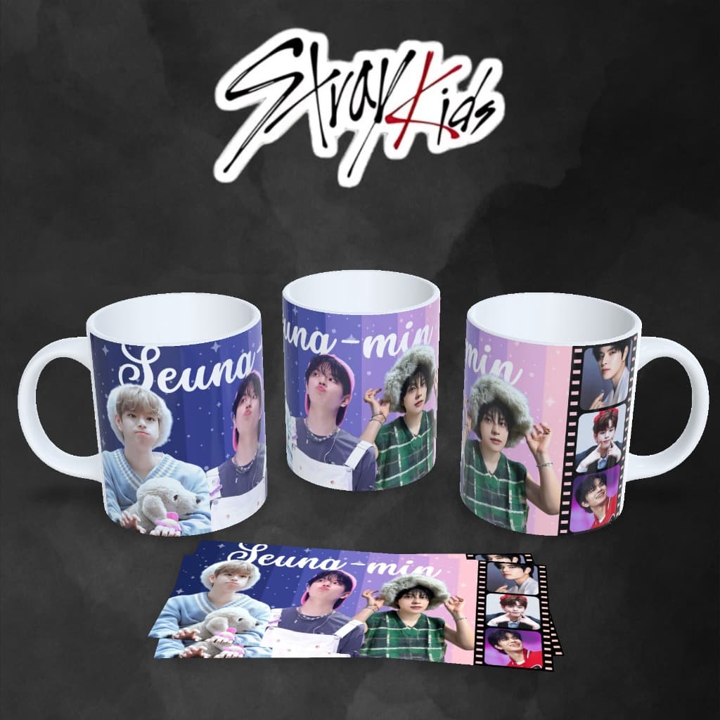 Caneca Personalizada K-Pop Stray Kids - Sunshine Seung-min