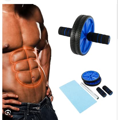 Roda Para Exercícios Abdominais Desmontável Academia