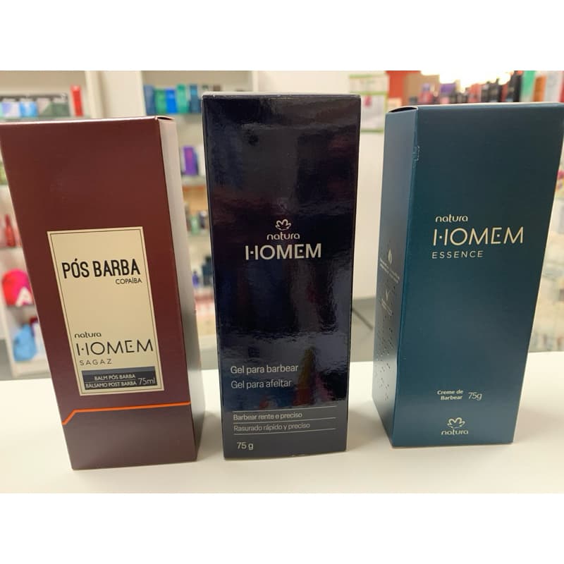 Gel Creme e balme Para Barbear Homem 75g - Natura