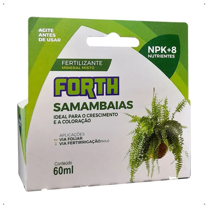 Fertilizante Líquido Forth Samambaias Concentrado 60ml