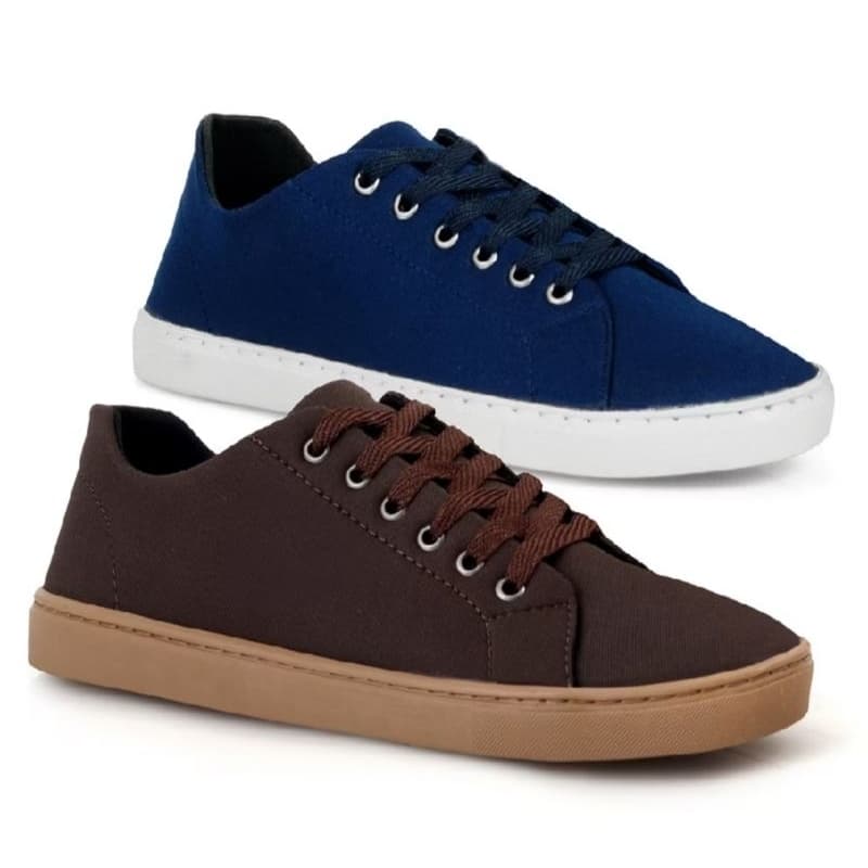 kit 2 Tenis Sapatênis Masculino Casual Top LS
