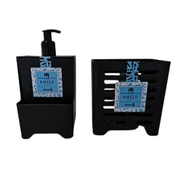 KIT PARA COZINHA DISPENSER+ESCORREDOR DE TALHERES