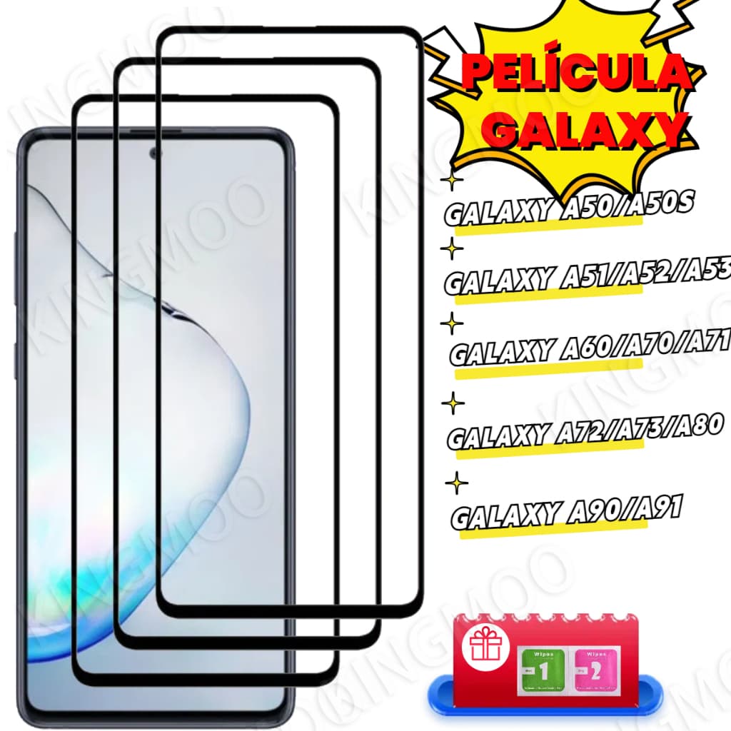 PELÍCULA 3D PARA GALAXY A80 / A81 / A90 / A91 - Película de Vidro para Celular