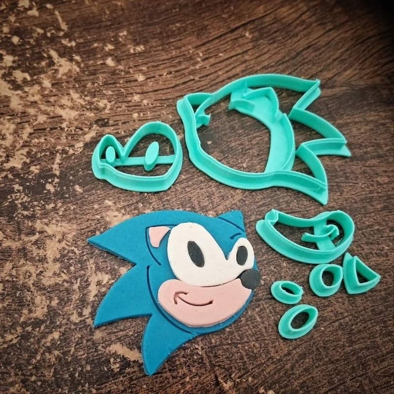 Cortador sonic,modular rosto sonic,pasta americana