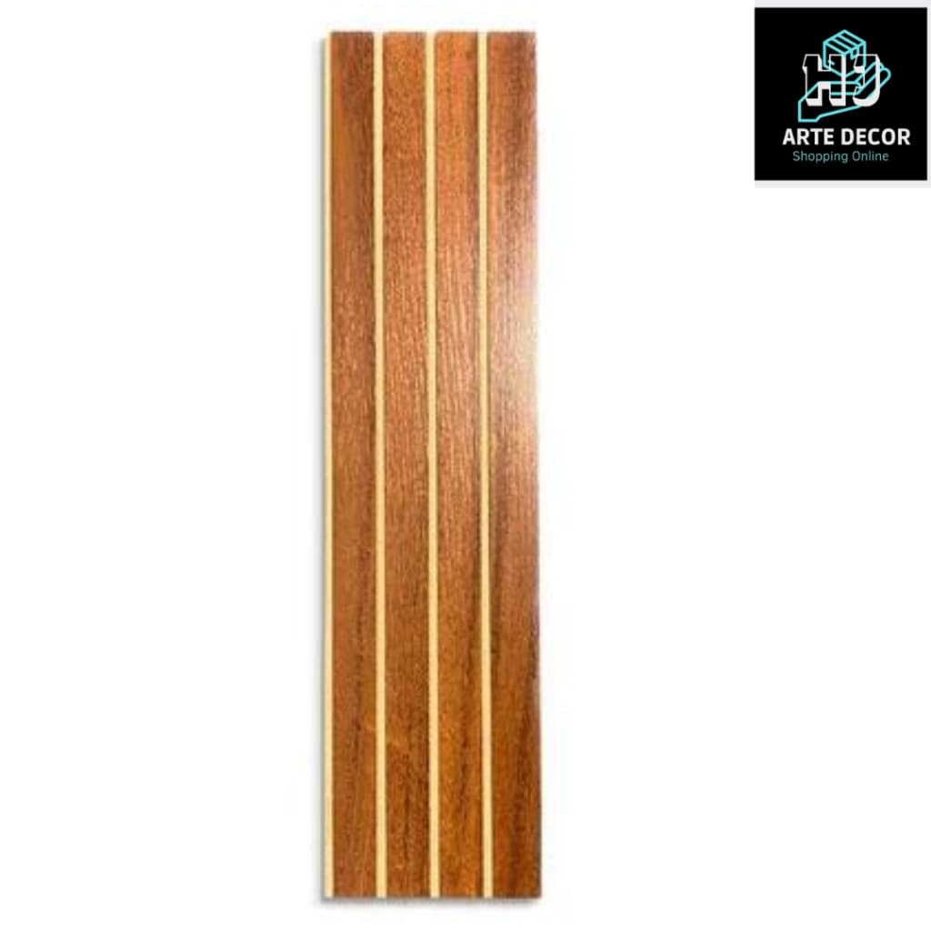 Kit 10 Revestimentos Ripados Placa Painel decorativo MDF 45x11 cm