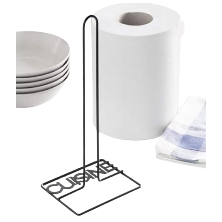 Suporte Porta Rolo Papel Toalha De Mesa Metal Cozinha