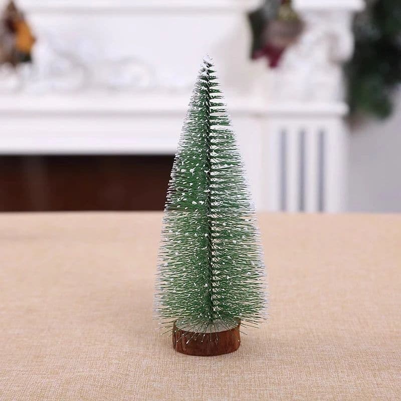 mini árvore de natal pinheiro nevada enfeite decoração natalina 15-20-25cm