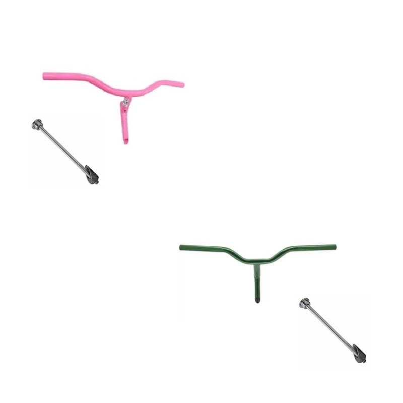 2 Guidões Bike DownHill Aro 16 20 24 26 suporte embutido Rosa Verde Paraf Expander NOVO MOSTRUÁRIO