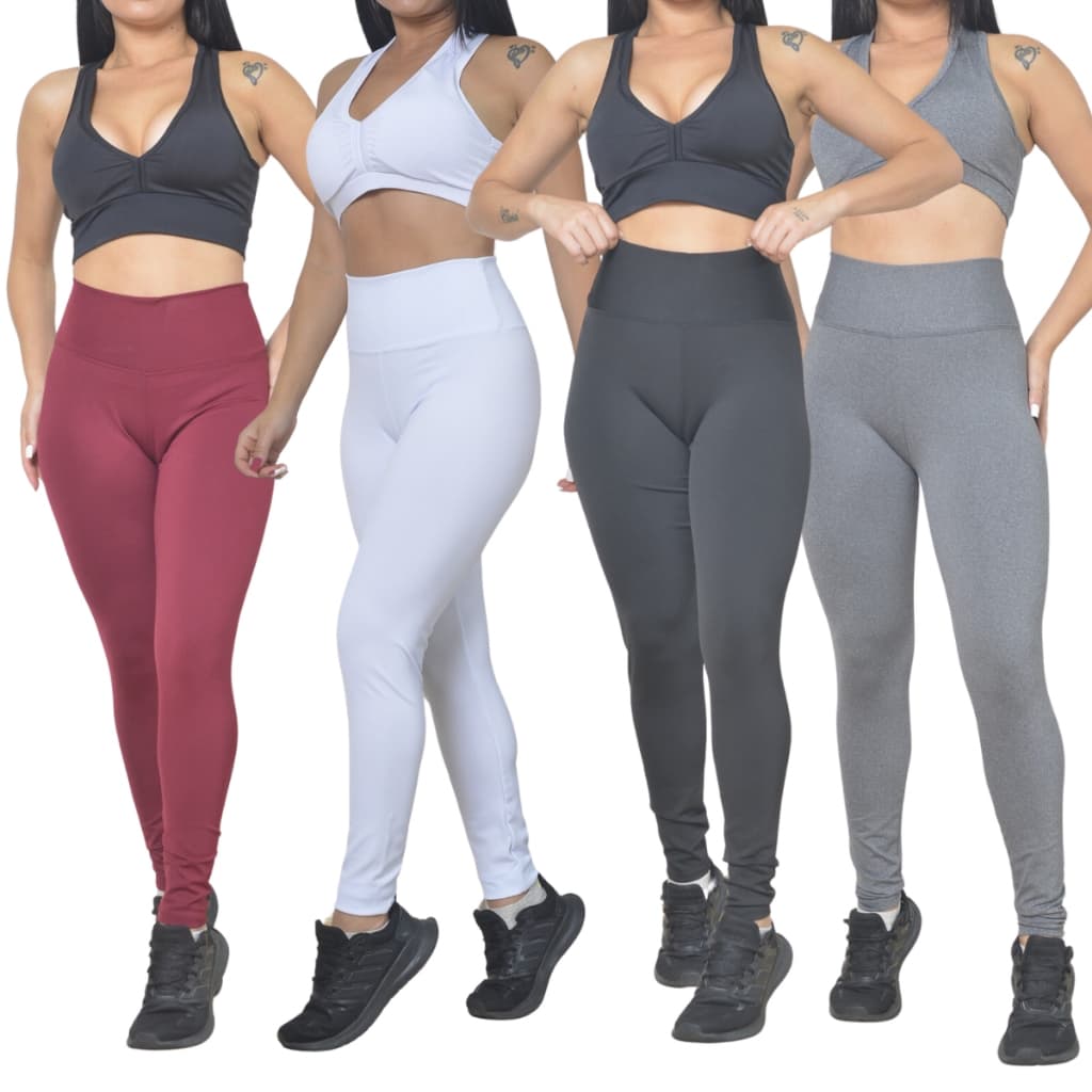 Calça Legging Suplex Feminina Fitness Academia Corrida Musculação Moda Feminina Diário Casual